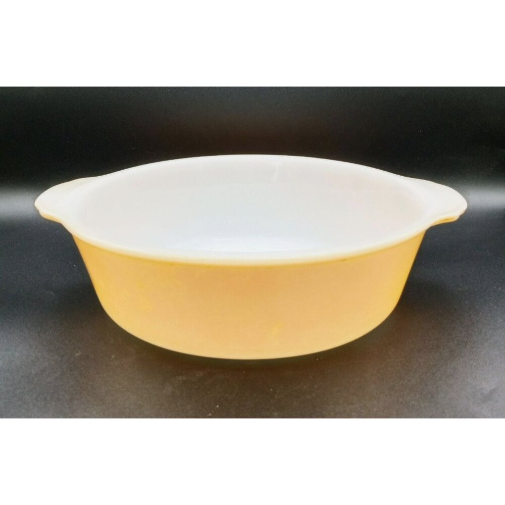 Anchor Hocking Fire King 1.5 Qt Oval Casserole Dish Vintage 467 Ovenware Orange